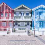 Ehemalige Fischerhütten am Strand