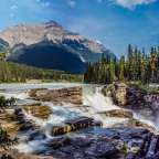 Nicht hoch, aber breit: Athabasca Falls
