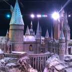 Ein Modell eines Schlosses aus Harry Potter