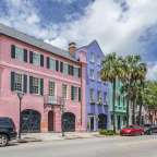 Wahrzeichen in Pastellfarben: Rainbow Row