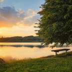 Goldene Stunde an der Dhünntalsperre