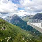Weite Blicke in das Tal: Gaularfjellet Utsiktspunkt