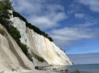 Møns Klint, Kieselstrand