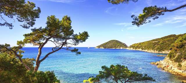 Strand bei Portoferraio: Elba
