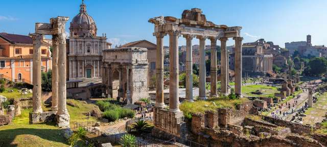 Vereint Kultur und Geschichte: Forum Romanum Vereint Kultur und Geschichte: Forum Romanum