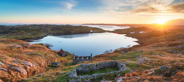 Atemberaubender Sonnenuntergang: Isle of Harris
