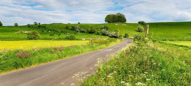 Typische Landschaft in Wessex