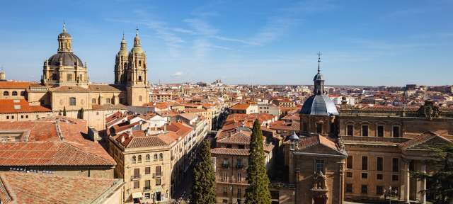 Panoramablick auf die Stadt Salamanca