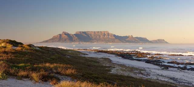 Blick auf den Tafelberg von Blouberg