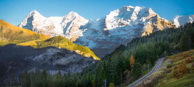 Eiger, Mönch und Jungfrau im Berner Oberland