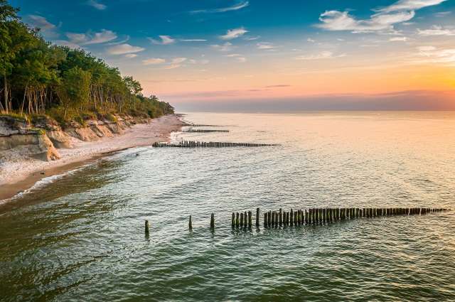 Sonnenuntergang auf der Ostsee