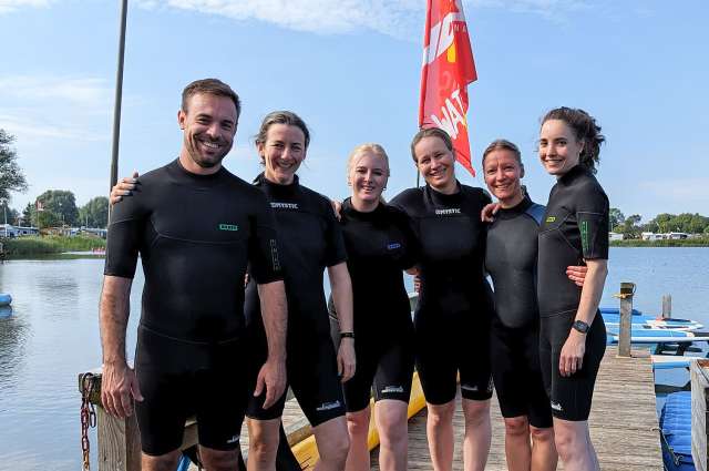 Aktiv unterwegs: Team Wasserski