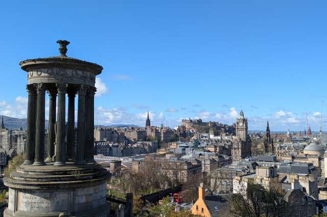 Blick über Edinburgh