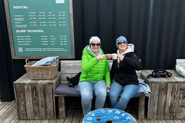 Kaffeepause bei West Wind