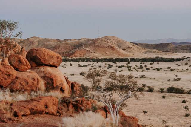Sonnenuntergang im Damaraland