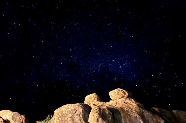 Sternenhimmel im Erongo Gebirge