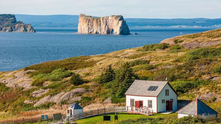 An der Halbinsel Gaspesie: Rocher Percé