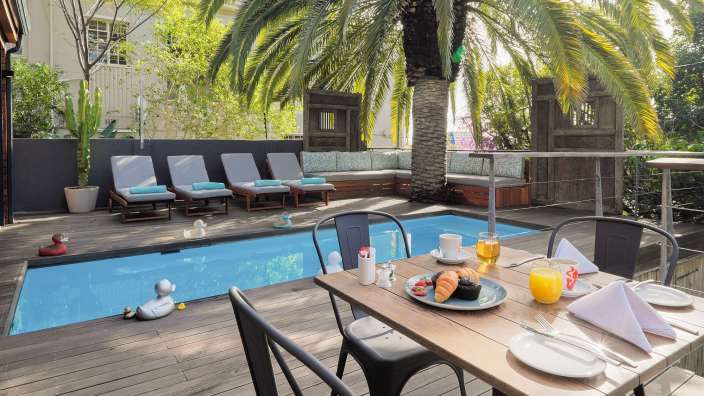 Inmitten üppiger Bäume: Boutique-Hotel in Green Point