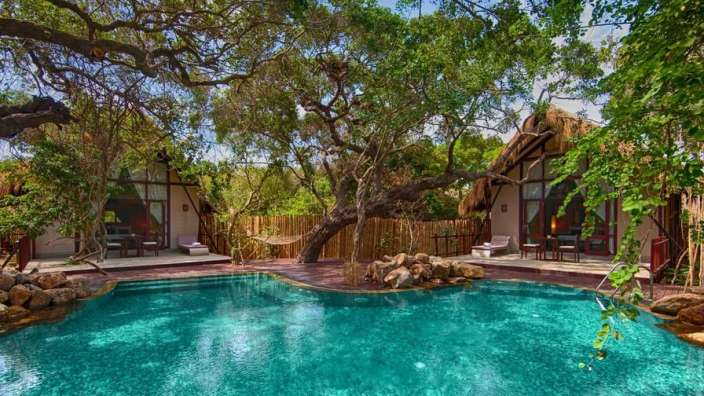 Kleines Urlaubsparadies: Resort am Nilaveli Beach