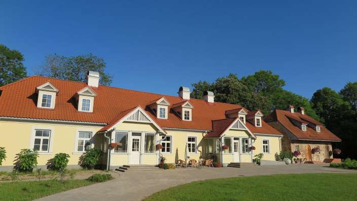 Liebevoll restauriert: Herrenhaus in Ziedkalne
