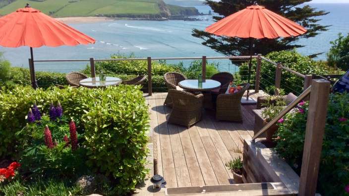 Terrasse mit Aussicht