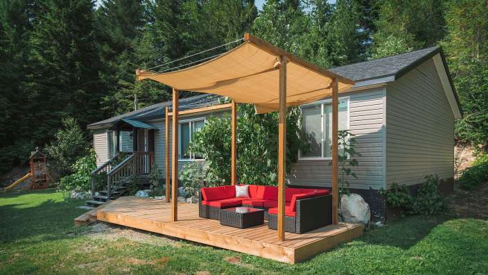 Auf einer kleinen Farm: Selbstversorger-Chalet