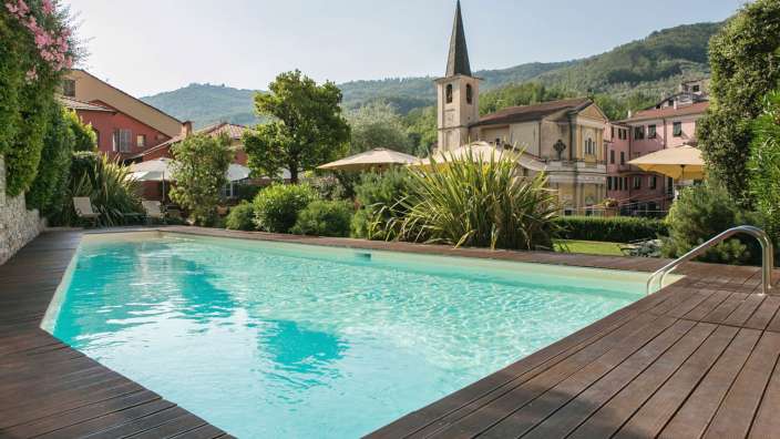 Ein Ort als Hotel: Hotel Diffuso in Borgomaro