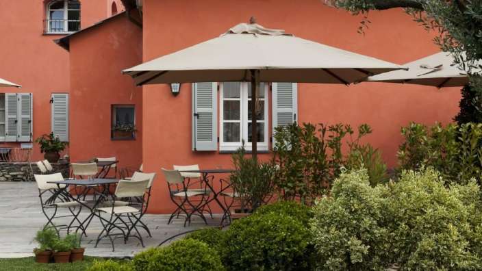 Historisches Gemäuer, sorgfältig restauriert: Relais