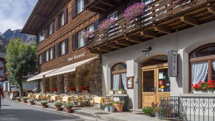 Das Hotel blumental befindet sich in einer kleinen Stadt