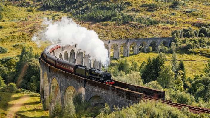 Schottland: Glennfinnan Viadukt