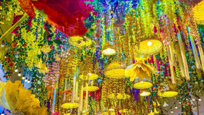 Der Blumenmarkt von Bangkok - ein Fest der Sinne