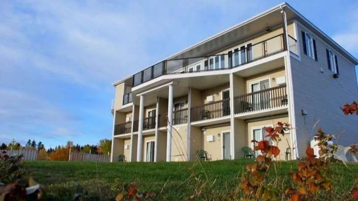 Schöne Lage: Motel in Saint-Siméon