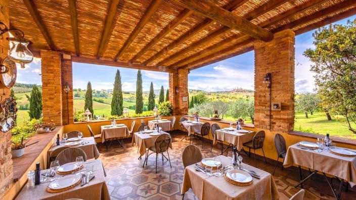 Überdachte Terrasse