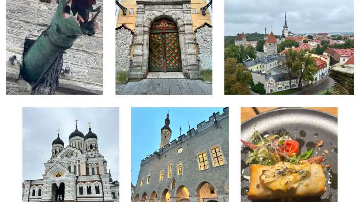 Eine Collage aus Bildern mit dem Titel tallinn