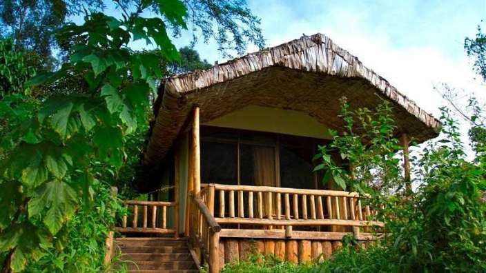An den Hang gebaut: Lodge im National Park