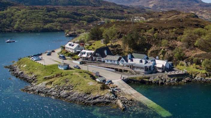 Einzigartige Lage: Hotel in den Highlands