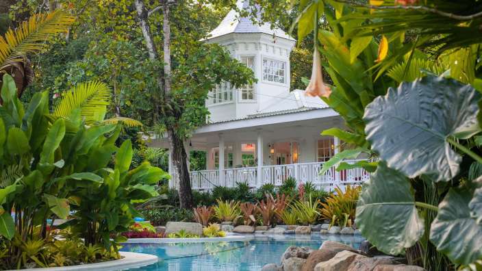 Stilvolle Einrichtung: Hotelanlage in Puerto Viejo