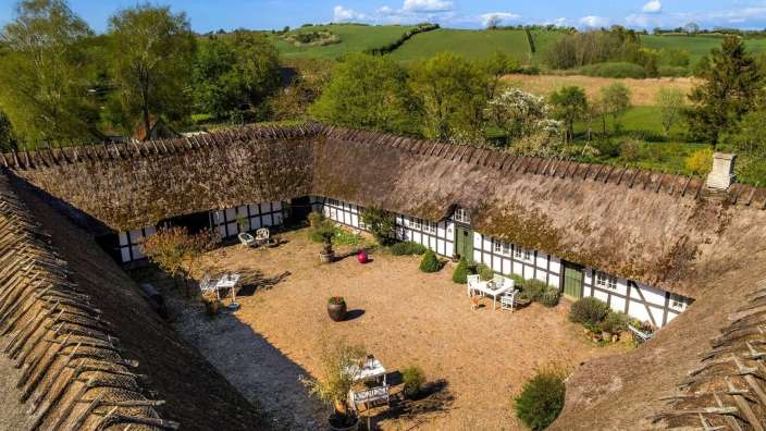 Vierflügelhof: B&B bei Millinge