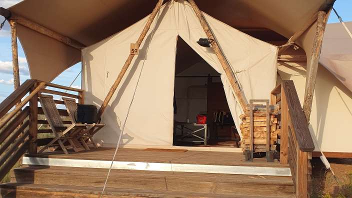 Zeltunterkunft am Grand Canyon