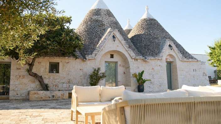 Historische Unterkünfte: Trulli bei Monopoli