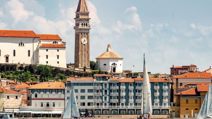 Zentrale Lage: Hotel in Piran