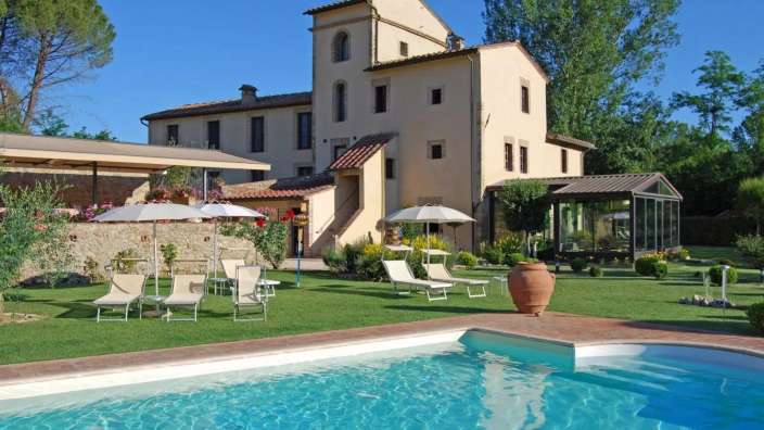 Ehemalige Wassermühle: Gästehaus bei San Gimignano