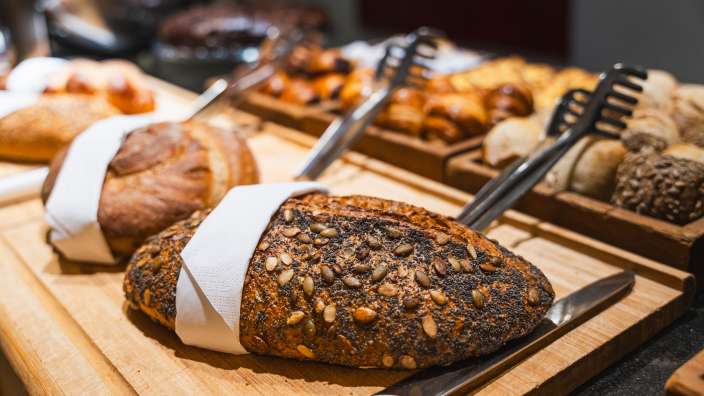 Reichhaltiges Frühstücksbuffett