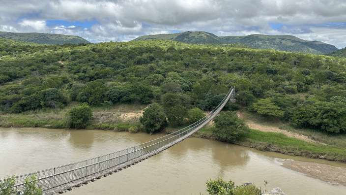 Suspension Bridge im Babanango