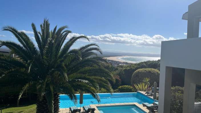 Blick von einem Gästehaus in Jeffreys Bay