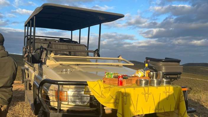 Bottlierskop: Trinkpause Safari 