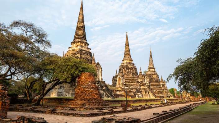 Der Tempel Phra Si Sanphet in Ayuttaya