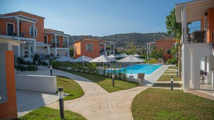 Stilvolle Anlage: Hotelretreat in Bari Sardo