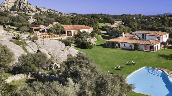 Ruhige Hanglage: Landhotel bei Arzachena