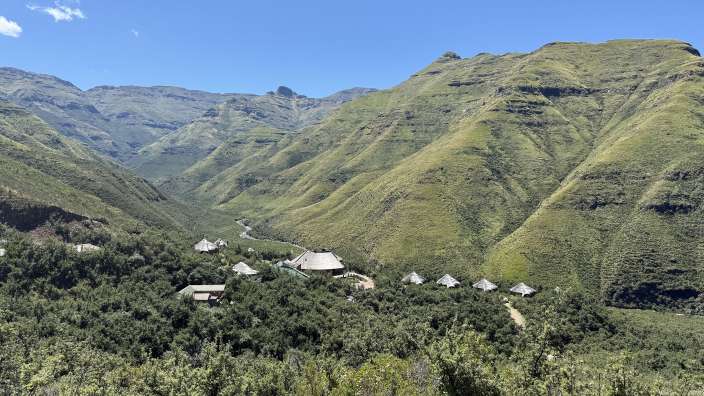 Lodge im National Park Lesotho